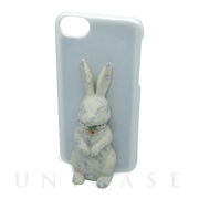 【iPhone8/7/6s/6 ケース】Rabbit Case (White＋White)