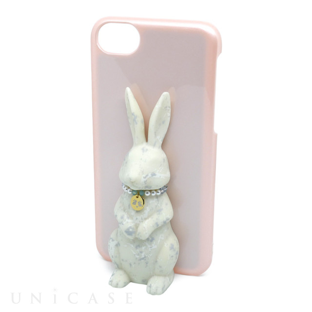 【iPhone8/7/6s/6 ケース】Rabbit Case (White＋Pink Tadanoumi)