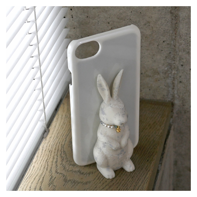 【iPhone8/7/6s/6 ケース】Rabbit Case (White＋White)サブ画像