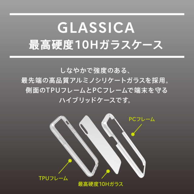 【iPhoneXS/X ケース】[GLASSICA]背面ガラスケース (Dragontrail X)サブ画像