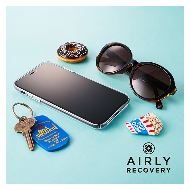 【iPhoneXR ケース】[Airly Recovery]キズ修復防指紋クリアケース (クリア)サブ画像