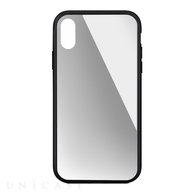 【iPhoneXR ケース】[GLASSICA]背面ガラスケース (Mirror Glass/ミラーシルバー)