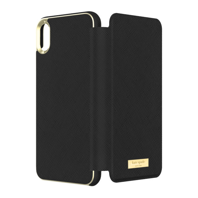 【iPhoneXS Max ケース】INLAY WRAP FOLIO -SAFFIANO blackサブ画像