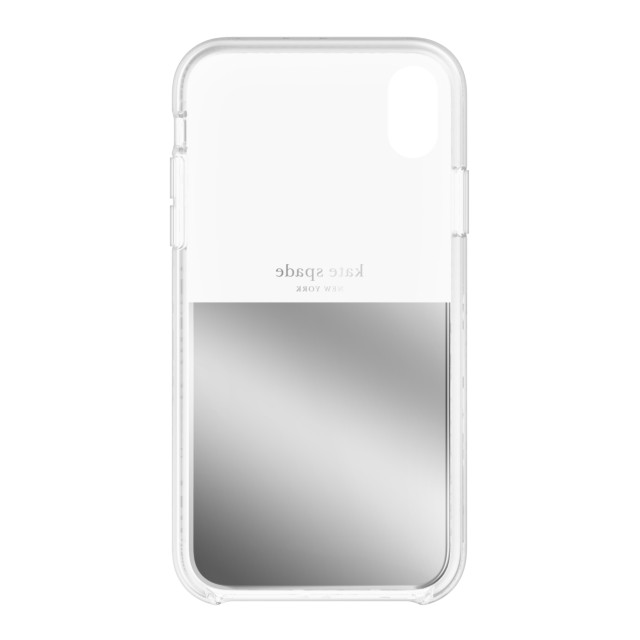 【iPhoneXR ケース】HALF CLEAR CRYSTAL -SILVER/silver foil/cleargoods_nameサブ画像