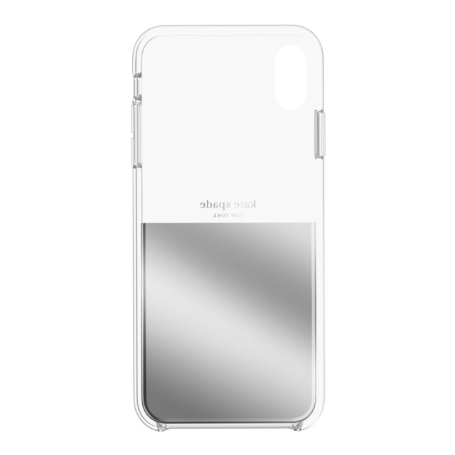 【iPhoneXS Max ケース】HALF CLEAR CRYSTAL -SILVER/silver foil/clearサブ画像