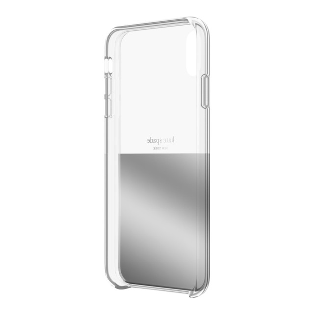 【iPhoneXS Max ケース】HALF CLEAR CRYSTAL -SILVER/silver foil/cleargoods_nameサブ画像