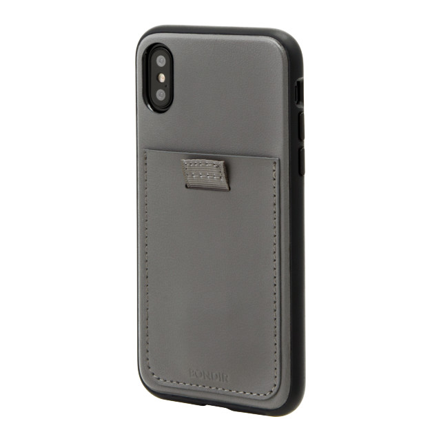 【iPhoneXS/X ケース】LEATHER WALLET (GREY)サブ画像