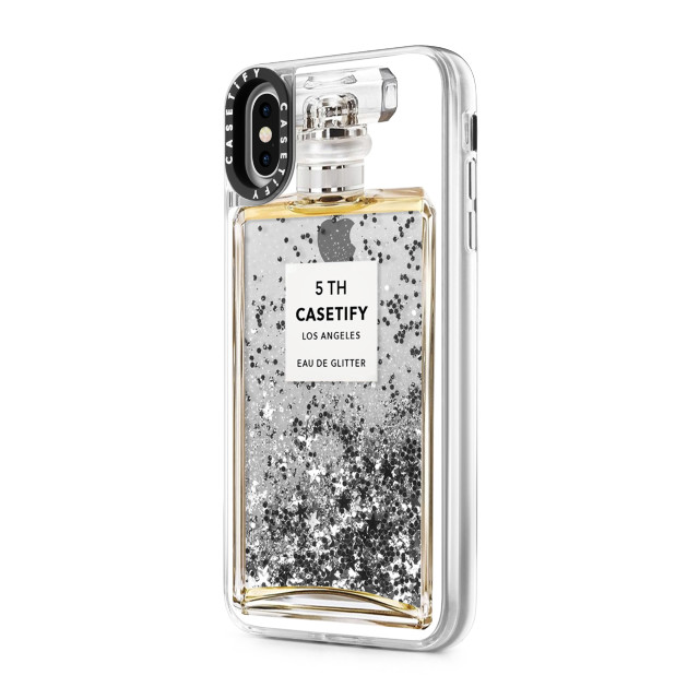 【iPhoneXS Max ケース】Glitter Case (Miss Perfume Glitter)/Monochrome Silver Glitterサブ画像