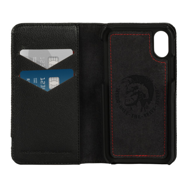 【iPhoneXS/X ケース】2-IN-1 FOLIO CASE (Black Denim Diagonal Logo)goods_nameサブ画像