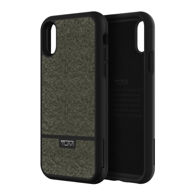 【iPhoneXS/X ケース】KICKSTAND CARD CASE (Pewter Coated Canvas)サブ画像