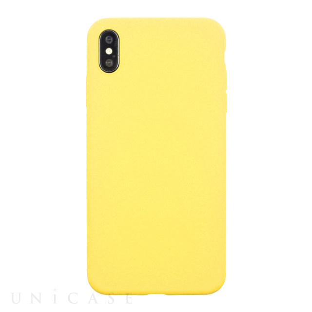 【iPhoneXS/X ケース】EXTRA SLIM SILICONE CASE (Yellow)