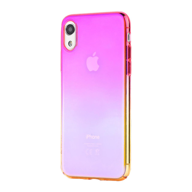 【iPhoneXR ケース】Aurora Series Case (Pink/Yellow)サブ画像