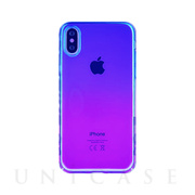 【iPhoneXS/X ケース】Aurora Series Case (Purple/Rose Red)
