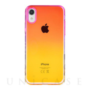 【iPhoneXR ケース】Aurora Series Case (Pink/Yellow)