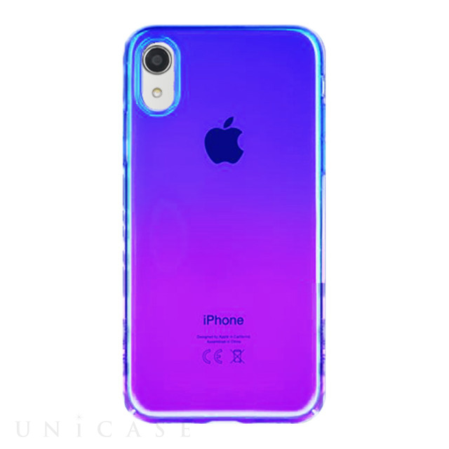 【iPhoneXR ケース】Aurora Series Case (Purple/Rose Red)