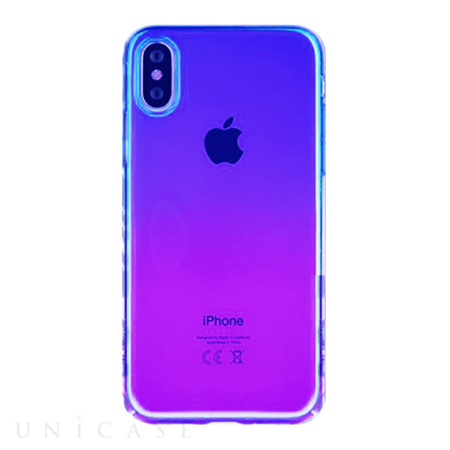 【iPhoneXS Max ケース】Aurora Series Case (Purple/Rose Red)