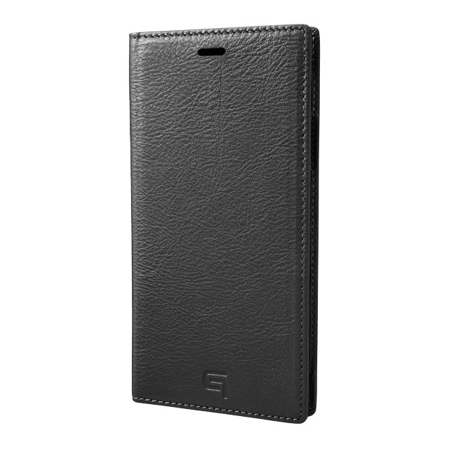 【iPhoneXR ケース】Italian Genuine Leather Book Case (Black)サブ画像