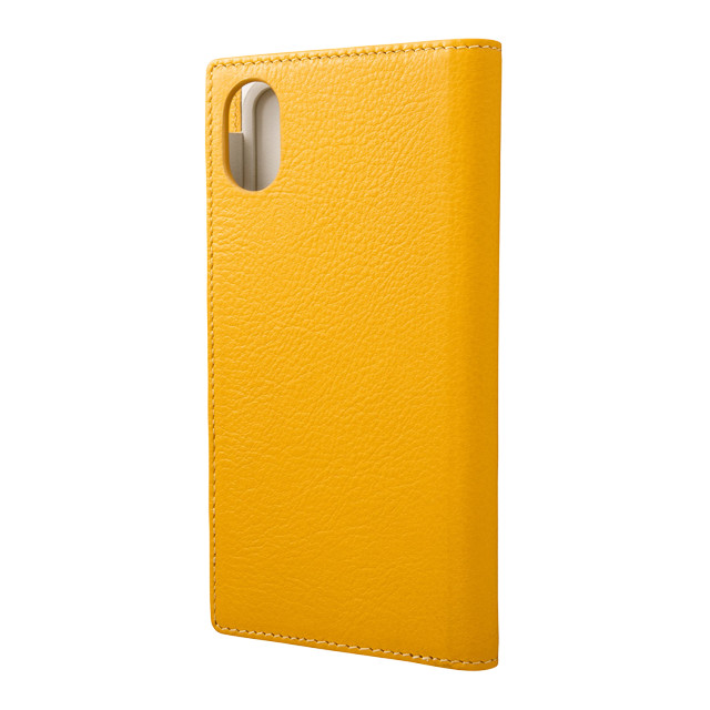 【iPhoneXR ケース】Italian Genuine Leather Book Case (Yellow)サブ画像