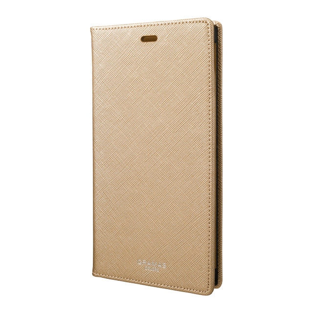 【iPhoneXR ケース】“EURO Passione” PU Leather Book Case (Gold)goods_nameサブ画像