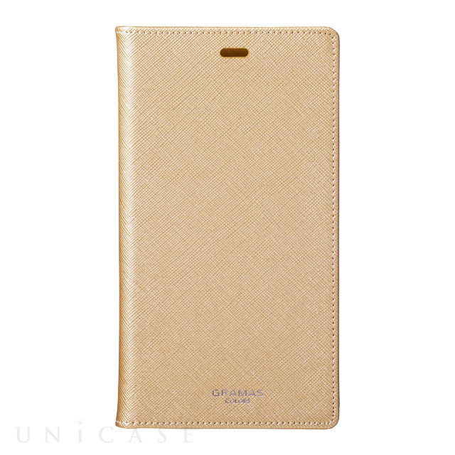 【iPhoneXR ケース】“EURO Passione” PU Leather Book Case (Gold) GRAMAS COLORS