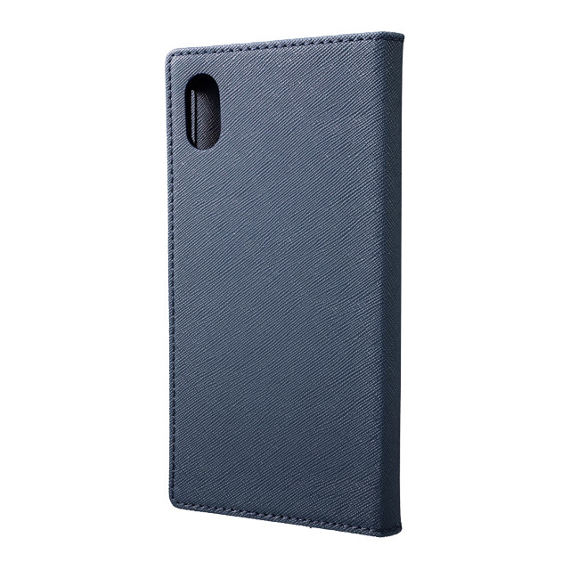 【iPhoneXS Max ケース】“EURO Passione” PU Leather Book Case (Navy)goods_nameサブ画像