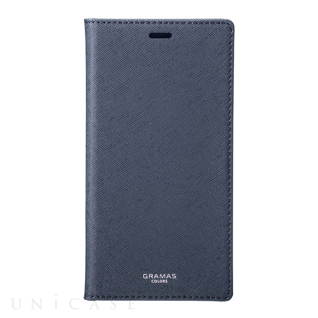 【iPhoneXS Max ケース】“EURO Passione” PU Leather Book Case (Navy)