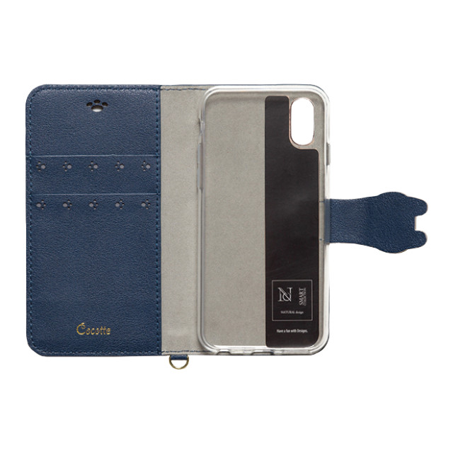 【iPhoneXR ケース】手帳型ケース Cocotte (Navy)goods_nameサブ画像