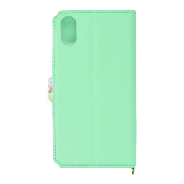 【iPhoneXS/X ケース】手帳型ケース Flower Garden (Mint)goods_nameサブ画像