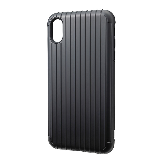 【iPhoneXS Max ケース】“Rib” Hybrid Shell case (Black)goods_nameサブ画像