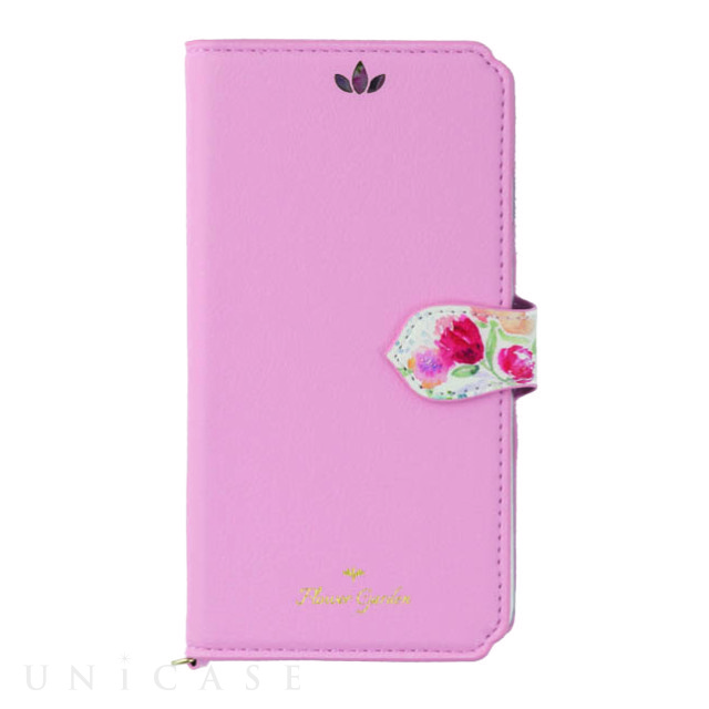 iPhoneXS/X ケース】手帳型ケース Flower Garden (Pink) NATURAL design iPhoneケースは  UNiCASE