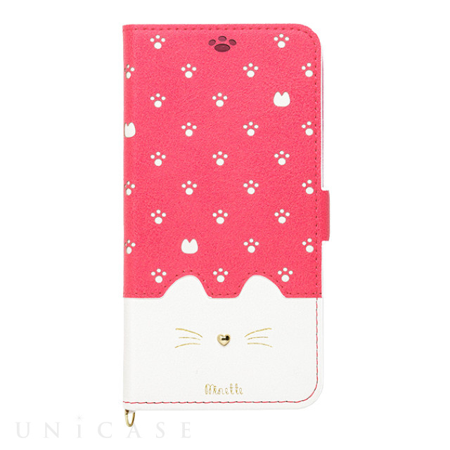 【iPhoneXR ケース】手帳型ケース Minette (Vivid Pink)