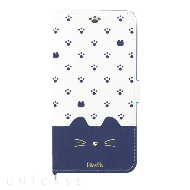 【iPhoneXS Max ケース】手帳型ケース Minette (Navy)