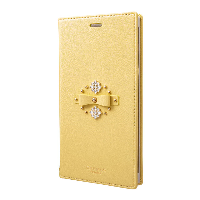 【iPhoneXR ケース】“Sweet” PU Leather Book Case (Yellow)サブ画像