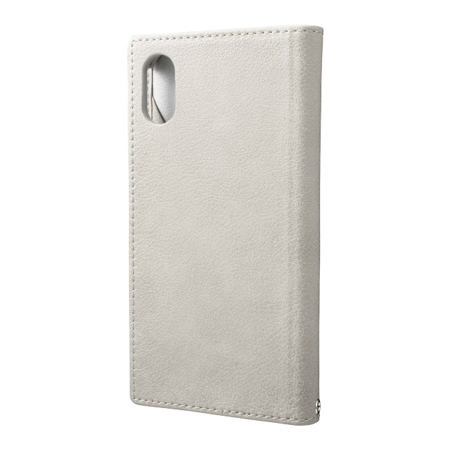 【iPhoneXS/X ケース】“Colo” Book PU Leather Case (Gray)goods_nameサブ画像