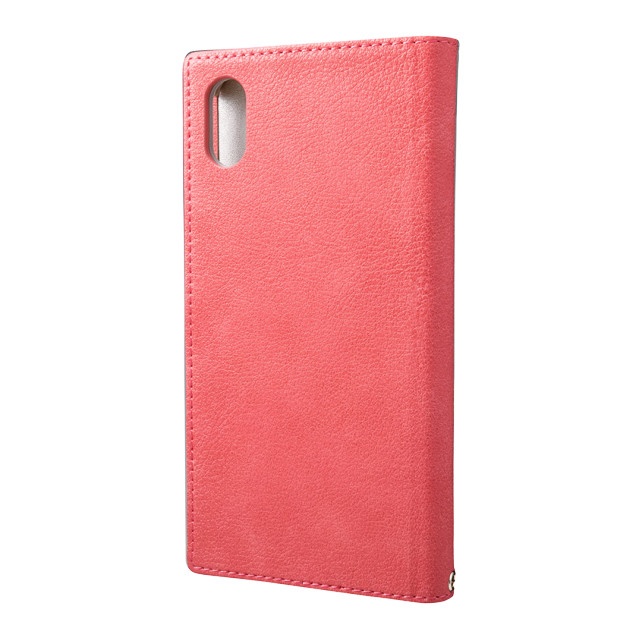 【iPhoneXS Max ケース】“Colo” Book PU Leather Case (Pink)サブ画像