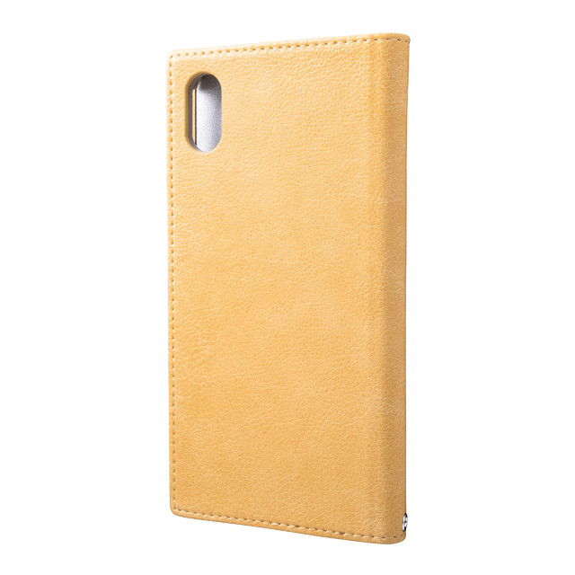 【iPhoneXS Max ケース】“Colo” Book PU Leather Case (Yellow)サブ画像