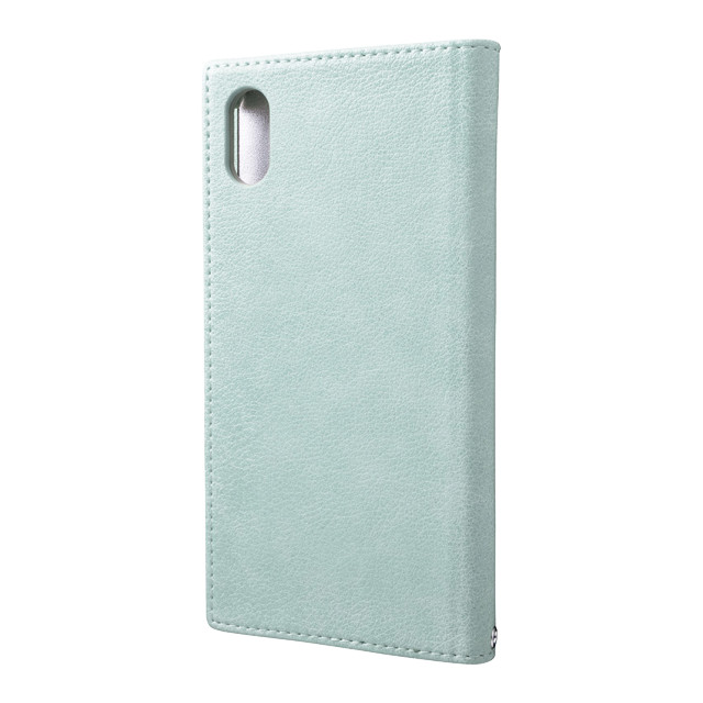 【iPhoneXS Max ケース】“Colo” Book PU Leather Case (Light Blue)サブ画像