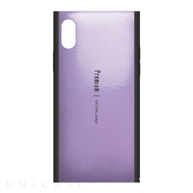 【iPhoneXR ケース】背面ケース Premium (Purple)