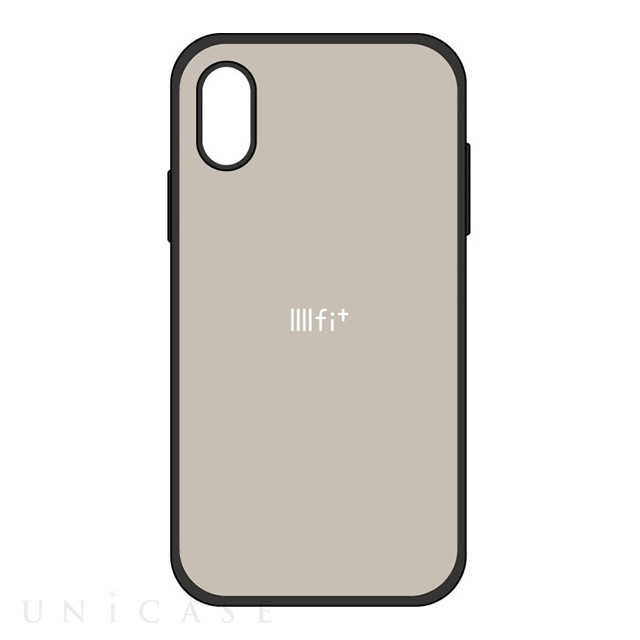 【iPhoneXR ケース】IIII fit (グレー)