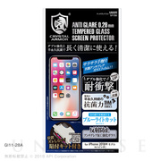【iPhoneXR フィルム】抗菌耐衝撃ガラス (アンチグレア ブルーライトカット 0.28mm)