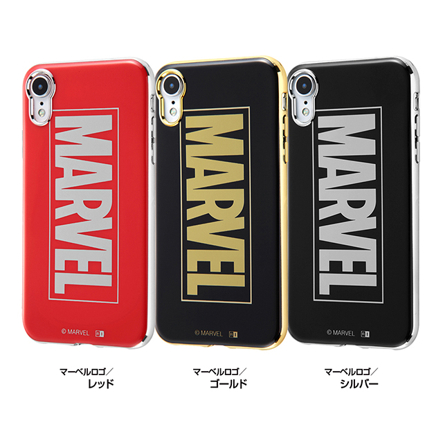 【iPhoneXR ケース】マーベル ロゴ/TPUソフトケース　メタリック/マーベルロゴ レッドgoods_nameサブ画像