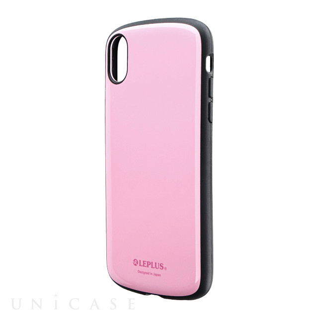 【iPhoneXR ケース】耐衝撃薄型ハイブリッドケース「PALLET Slim」 ピンク