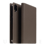【iPhoneXR ケース】Full Grain Leather Case (Etoff Cream)