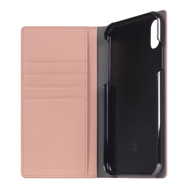 【iPhoneXR ケース】Calf Skin Leather Diary (ベビーピンク)goods_nameサブ画像