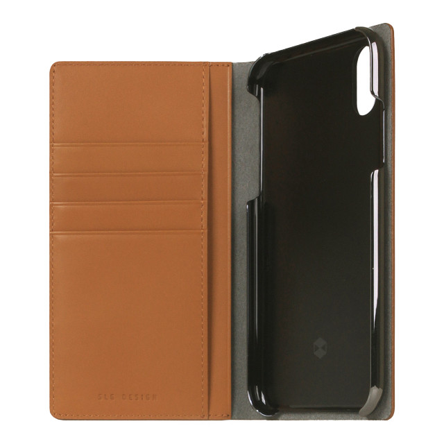 【iPhoneXR ケース】Calf Skin Leather Diary (キャメル)goods_nameサブ画像
