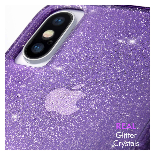 【iPhoneXS/X ケース】Sheer Crystal (Purple)goods_nameサブ画像