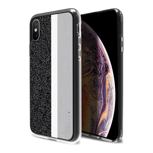 【iPhoneXS/X ケース】Stripe デザインケース (Grey)サブ画像