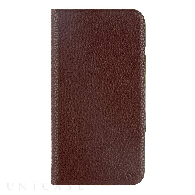 【iPhoneXR ケース】Barely There Folio (Brown)