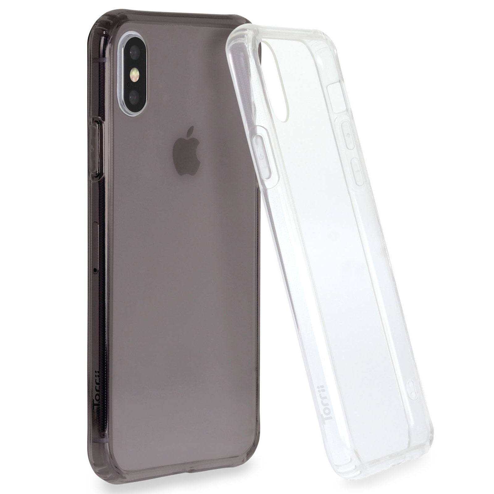 【iPhoneXS/X ケース】Torrii 衝撃吸収TPUフレーム + 背面強化Glass クリアケース  (リングスタンドストラップ付き) Cleargoods_nameサブ画像