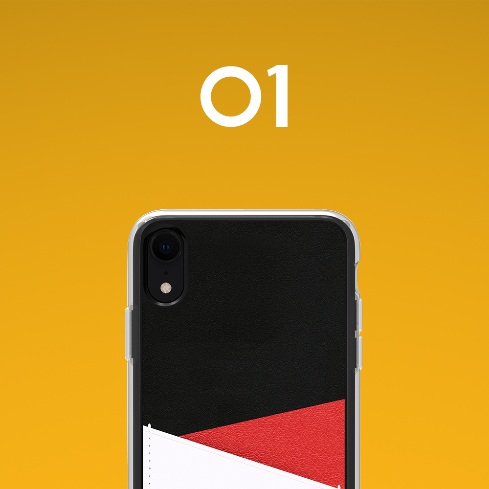 【iPhoneXR ケース】O1 バックポケットケース (Red)サブ画像